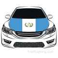 Le drapeau de capot de voiture de drapeau de Guatemala de coupe du monde